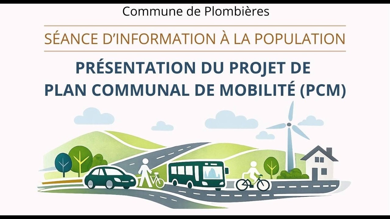 Séance d’information – Plan Communal de Mobilité (PCM) - EN DIRECT VIDEO