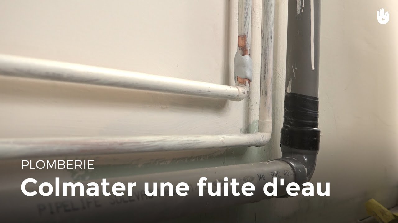 Colmater une fuite d'eau | Bricolage