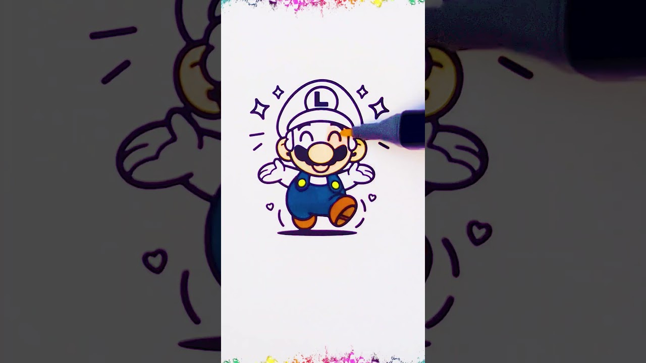 LUIGI le Plombier - Super Mario 🌟 Like et Abonne toi 🙃 #youtubecreatorcommunity #videogames