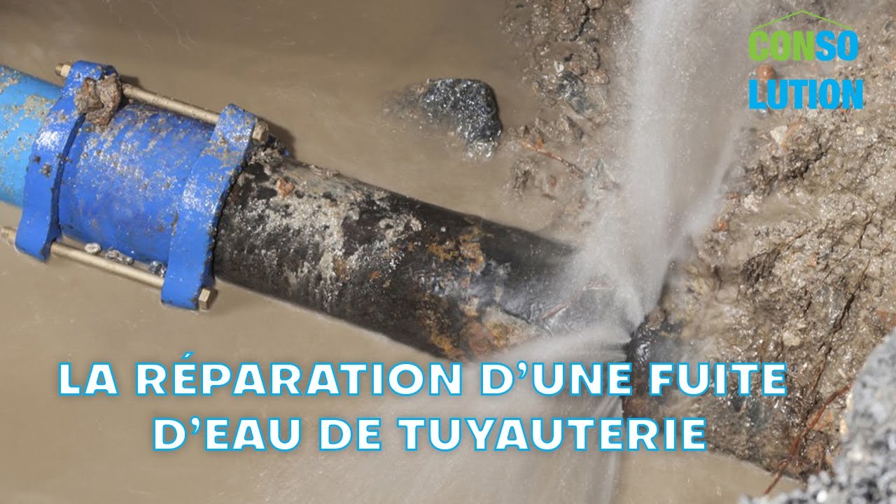 La Réparation D'une Fuite D'eau De Tuyauterie