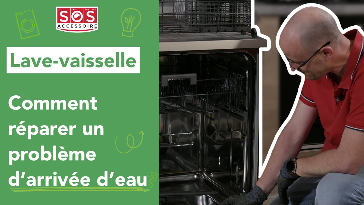 🛠️ Comment réparer un problème d'arrivée d'eau de mon lave-vaisselle ?