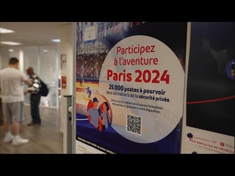 Préparatifs des J.O de Paris : la capitale peine à recruter des agents de sécurité • FRANCE 24