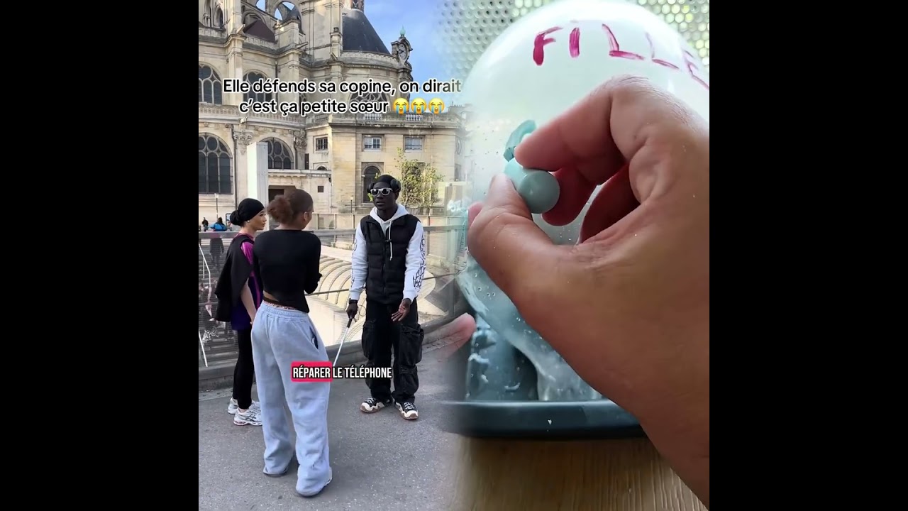 En France 🇫🇷 c’est la solidarité j’espère elle a cassé mon téléphone 📱 #😭😭💔💔💔