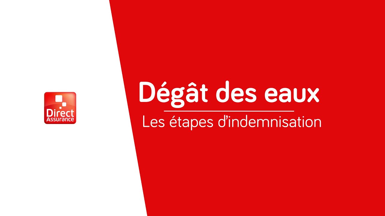 Dégât des eaux : les étapes d’indemnisation chez Direct Assurance