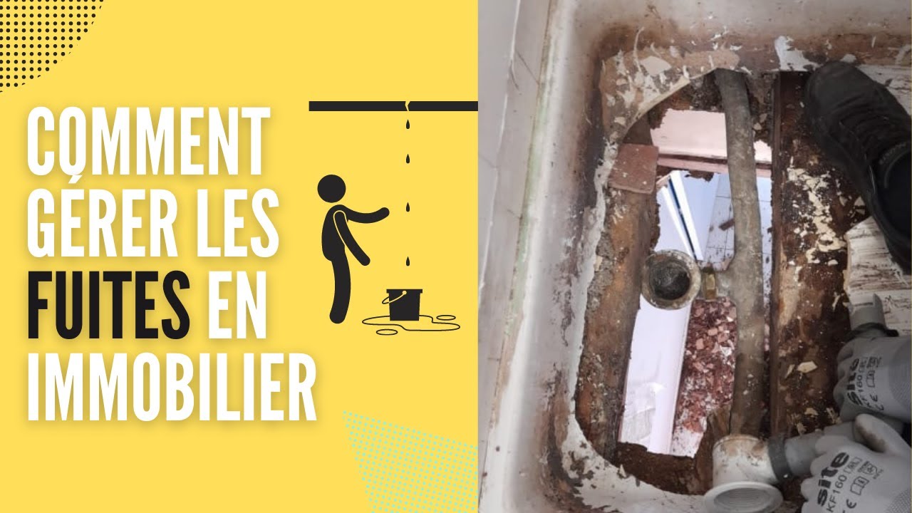 COMMENT GERER LES FUITES D'EAU ? - CAS CONCRETS