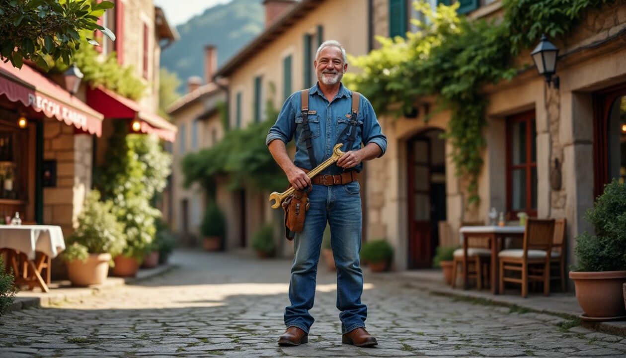 un plombier passionné reprend son activité dans la ville de son enfance près de vitré, renouant avec ses racines et offrant un service de qualité à la communauté locale.