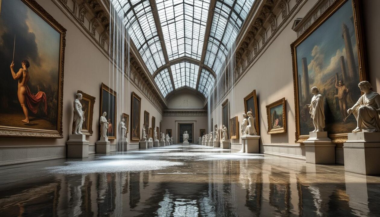 le musée du louvre alerte sur une fuite d'eau ayant endommagé des centaines d'œuvres d'art. découvrez les mesures prises pour protéger ces trésors inestimables.